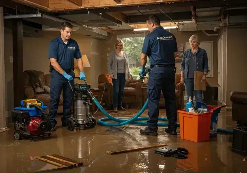 Basement Water Extraction and Removal Techniques process in Orange, CT